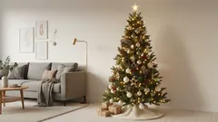 Jak zmieścić choinkę w małym mieszkaniu i nie tracić miejsca