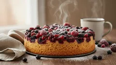 Dla mnie to najlepsze ciasto na placki na podwieczorek. Doskonale piecze się z każdym nadzieniem. Ciasto jagodowe