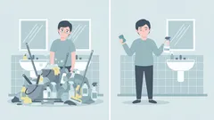 Nigdy nie sprzątam łazienki dogłębnie, a mimo to jest ona zawsze nieskazitelnie czysta - wszystko dzięki dwóm prostym zasadom.