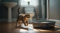 Dlaczego Twój kot zawsze biegnie do kuwety, gdy wracasz do domu?